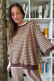 Sunday Morning Relaxed Sweatshirt Coffee Bean & Vanilla